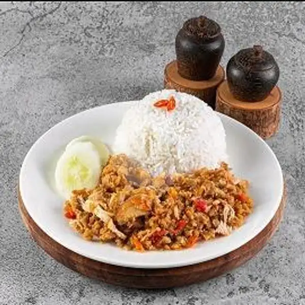 Nasi Ayam Geprek | Ayam Geprek Madu Dan Roti Jhon, Gayungan