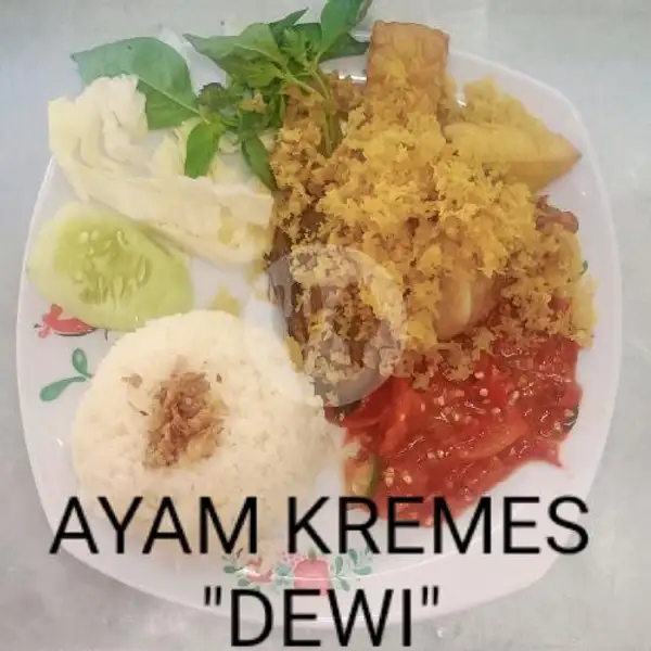 Ayam Kremes Besar + Nasi | Ayam Geprek Sudi Mampir, Food Court Genteng Biru