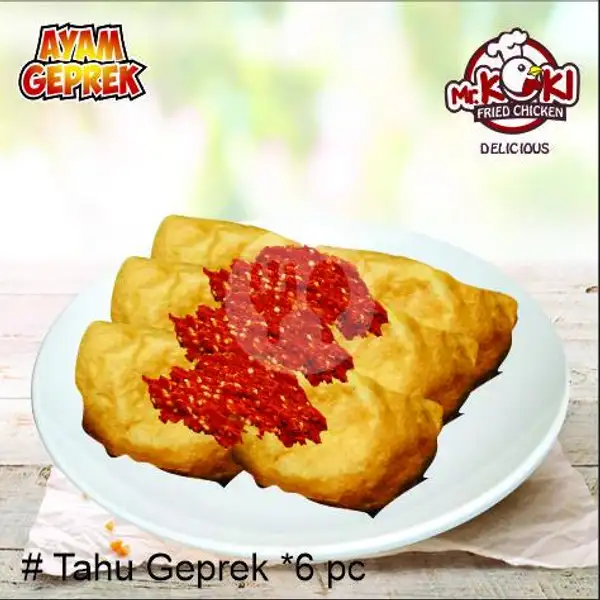 Geprek Tahu ( Pilih Sambal Matah Atau Original ) | Mr Koki Fried Chicken, Bukit Kecil