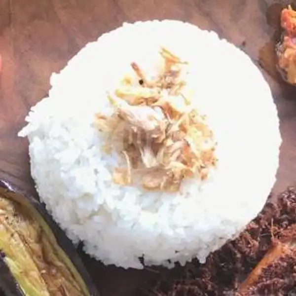 Nasi Putih | Ayam Goreng Serundeng Cipo Nasi, Bihun, Mie Geprek Ngopdul Coffee, Imam Bonjol