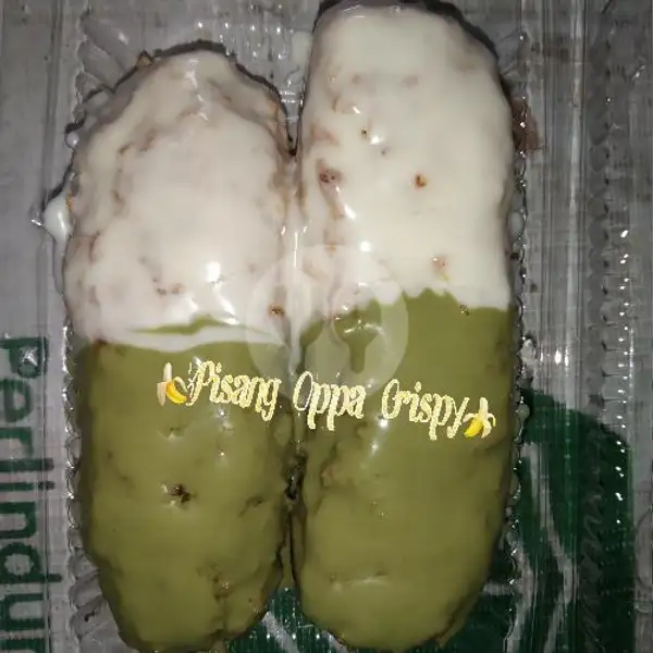 Mozarella Vanilla +Greentea | Pisang Oppa Crispy Bandorasakulon Cilimus