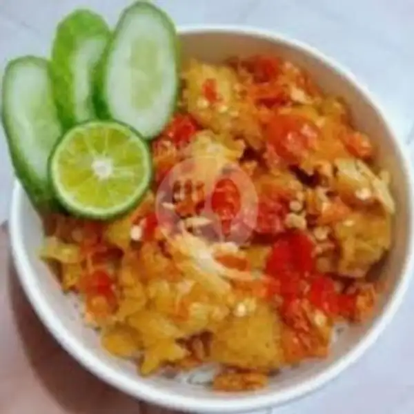 Rice Bowl Ayam Penyet | Kedai Daiboci Bun-Bun, Bekasi Barat