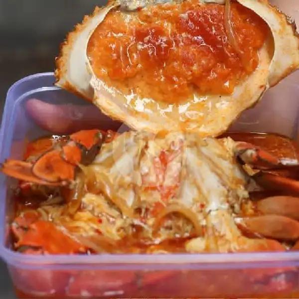 Kepiting Full Telur Uk Besar | Seafood Jontor Nia, Mulyorejo
