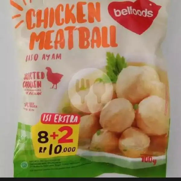 Chiken Meat Ball Berat 100gr ( Frozen ) | Dimsum Pempek Baso Aci Dan Frozen Food ADA,Bojong Pondok Terong