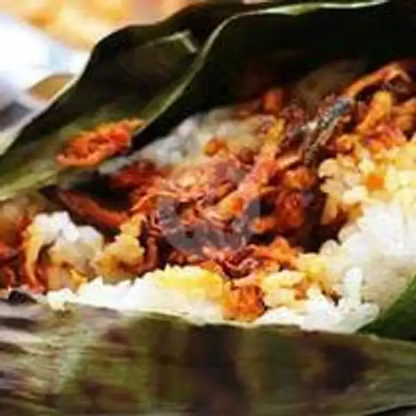 Nasi Bakar Isi: Ayam Suwir | Bukan Angkringan, Pamulang