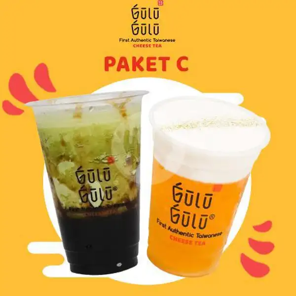 Paket C | Gulu-Gulu - Boba Drink & Cheese Tea, Palembang Trade Center