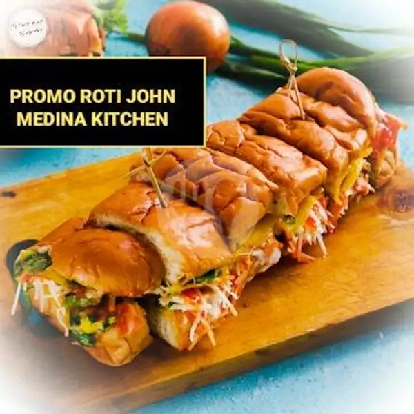 Roti John sosis Long Jumbo | Roti Bakar Medina Kitchen, Cipondoh