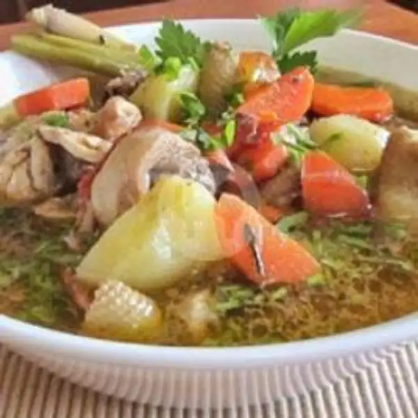 Soup Ayam Pels Nasi | Ayam Goreng Kalasan, Panbil Mall