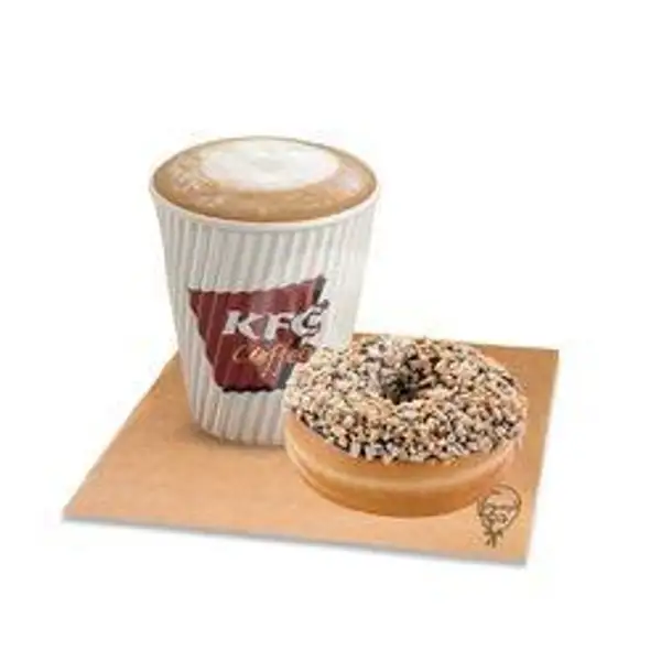 Cafe Latte FREE Donut | KFC, Cempaka Putih Jakarta