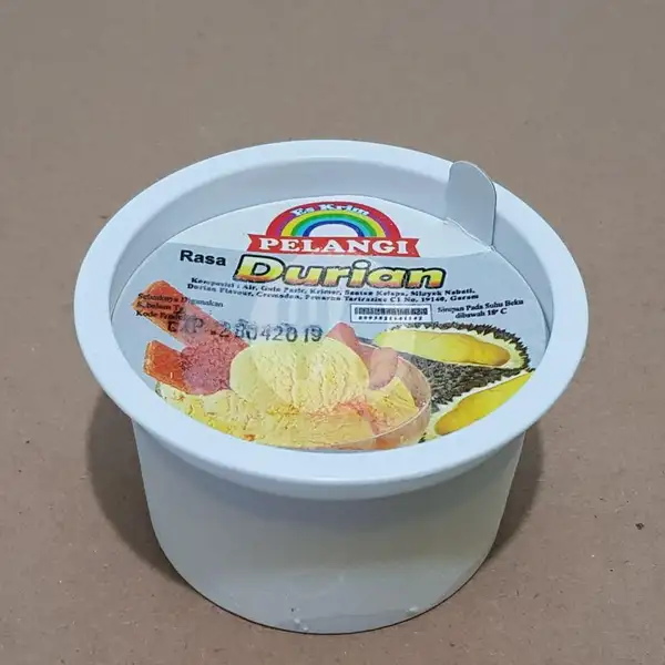 Ice Cream Cup Durian | Es Hongkong, Veteran
