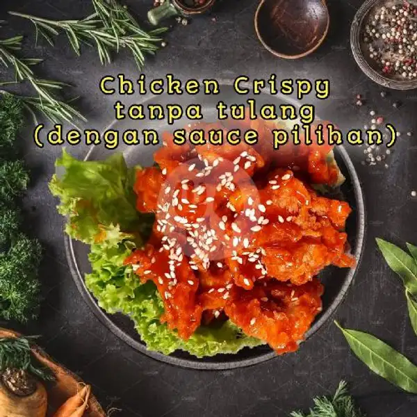 Korean Chicken Crispy Tanpa Tulang Dengan Sauce Pilihan | Juice 52