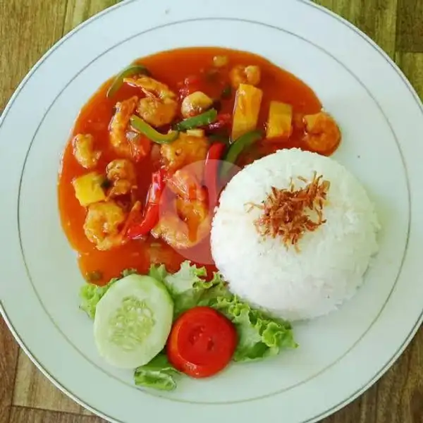 Udang Asam Manis | Ayam Goreng Single Borobudur Seafood & Chinese Food, Denpasar