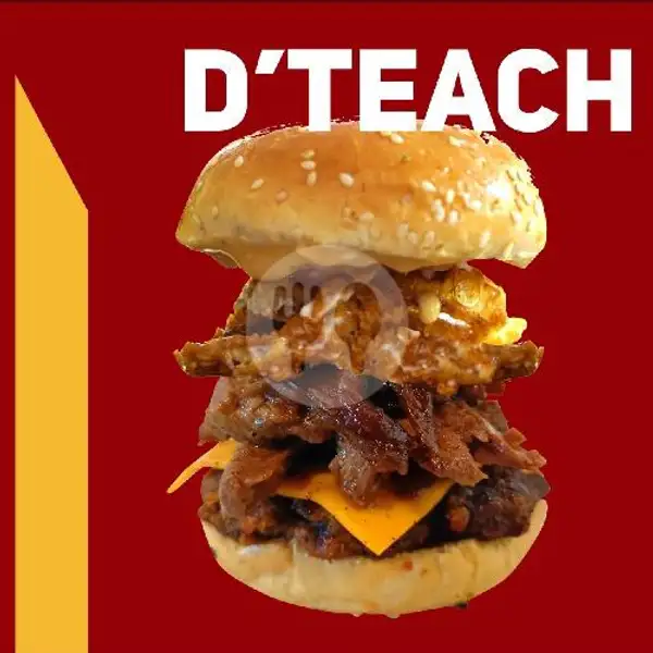 Beef Burger D Teach | Captain Burger, Monang Maning