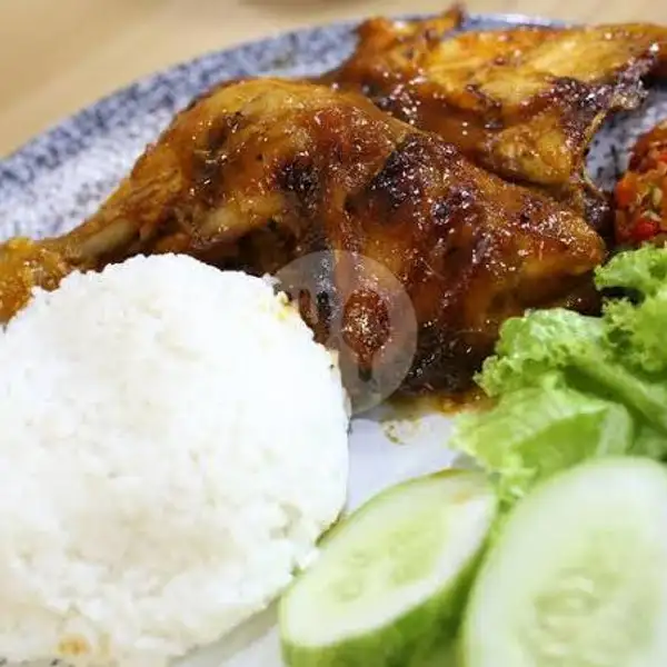 Ayam Bakar + Nasi | Spesial Bakar Chaniago
