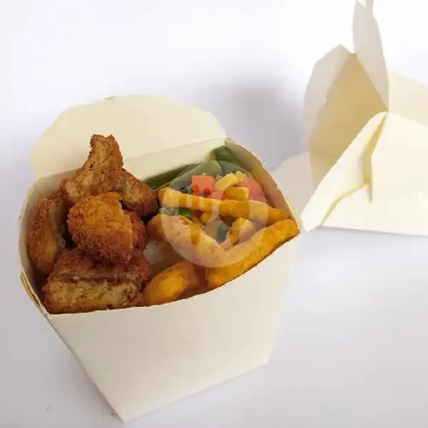 Nasi Chicken Nuggets | Rice & Box, Bunderan Serayu