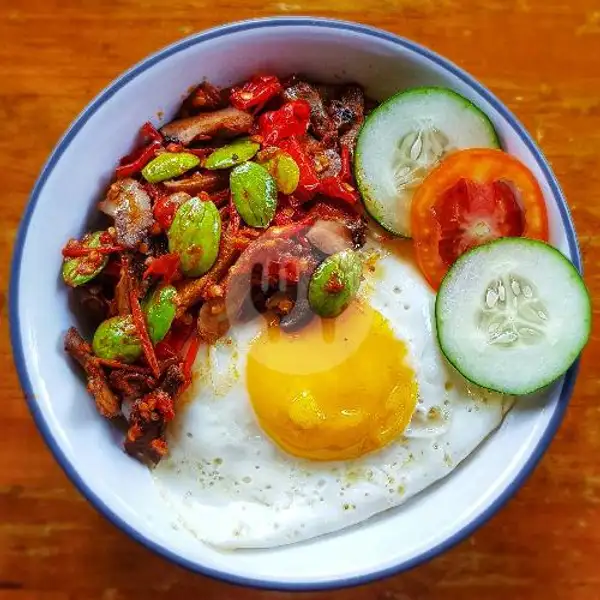 Rice Bowl Petay Jamur | Cafe Adek Vegetarian, Komplek Griya Mas