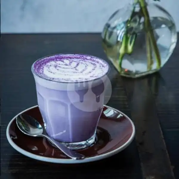 Taro Latte Hot | W Kopi Kopi W
