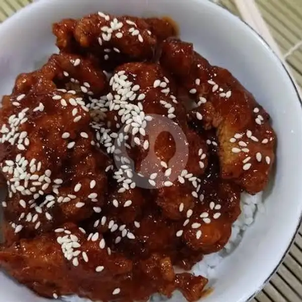 Chicken Crispy Gochujang Sauce With Rice | Nuna Kitchen, Sepatan