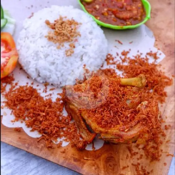 Ayam Goreng Serundeng Paha | Ayam Goreng Serundeng Cipo Nasi, Bihun, Mie Geprek Ngopdul Coffee, Imam Bonjol