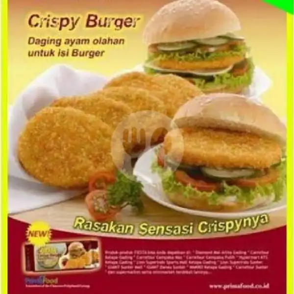 Burger Double Daging Crispy + Double Telur + Keju | Burger Ozhan, Bilal