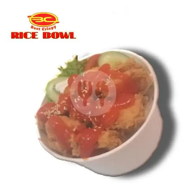 Chicken Crispy Rice bowl Saos Delmonte | Hot Crispy 