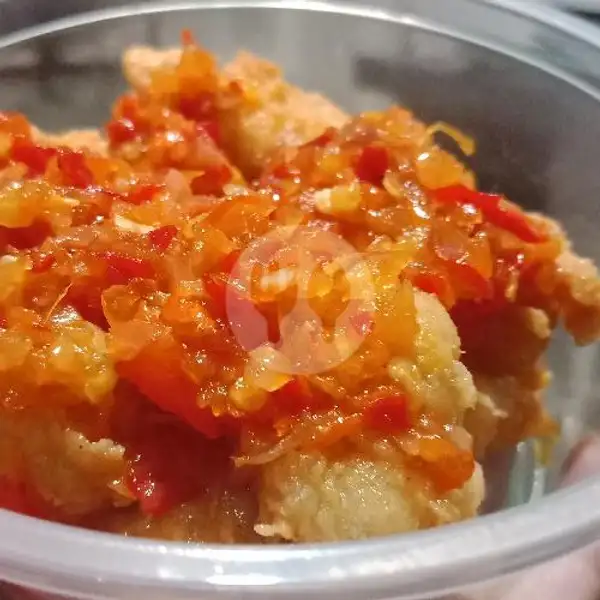 Nasi Chicken Crispy Sambal Bawang + Es Lemongrass | Bowlnay by Kantin Nayla, Tamim Belakang