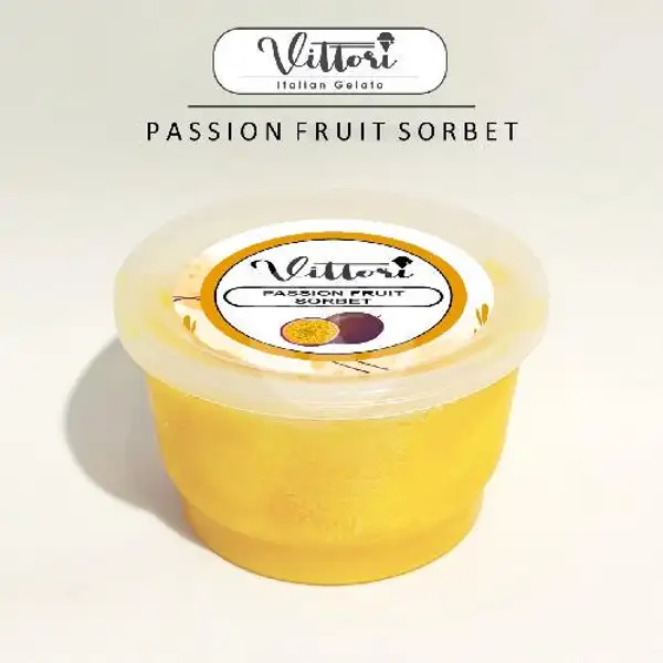 Ice Cream Es Krim Gelato Vittori - Passion Fruit Sorbet | Vittori Gelato