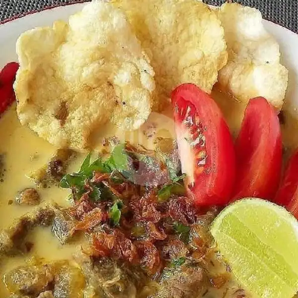 Soto Betawi Campur Daging Paru Babat Sapi + Nasi + Kerupuk | Soto Betawi Hj. Kun, MH Thamrin