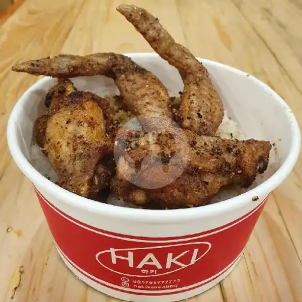Nasi Chicken Wings Original 4pcs | Haki Korea BBQ, Paskal