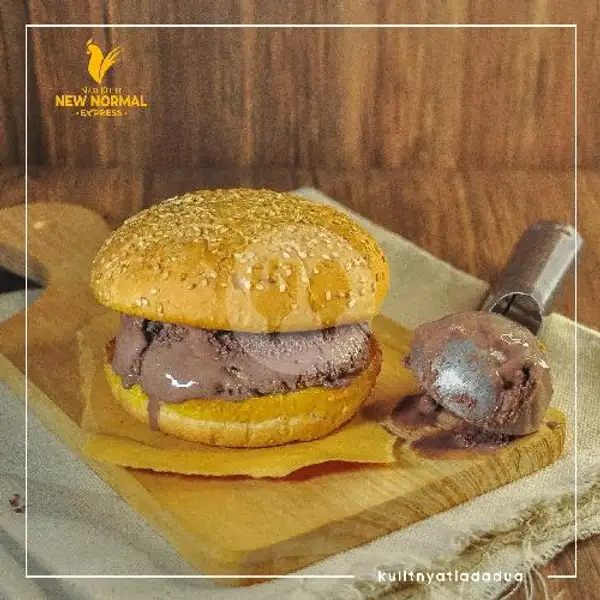 Ice Cream Burger | Nasi Kulit New Normal, Express Mall SKA
