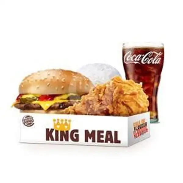 Paket King Meal Cheeseburger | Burger King, Level 21 Mall
