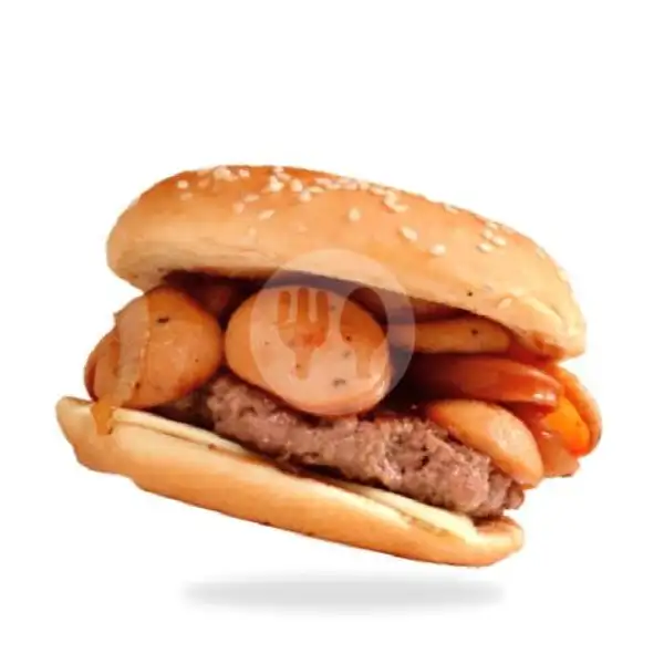 Meat Lovers Burger | Burger Calon Mantu