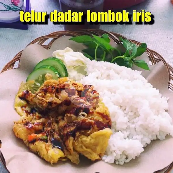 Telur Dadar Lombok Iris | Teras Ayam Bacem, Margo Rejo