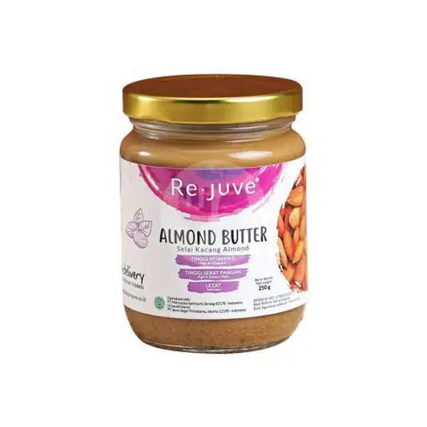 Natural Almond Butter – 250 g | Re.juve., Level 21 Bali