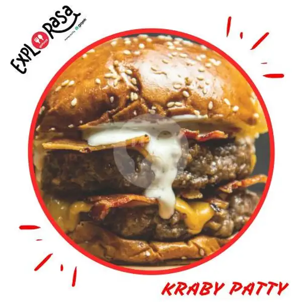 Burger Krabby Patty Double Beef | Kedai Jajan Syauqi, Pondok Gede