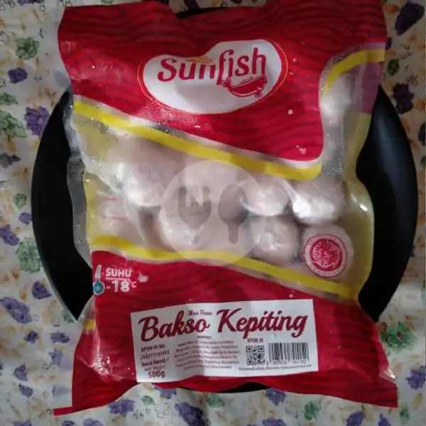 Sunfish Bakso Kepiting 500 gr ( STOCK 1 ITEM ) | Amifoods, Duren Sawit