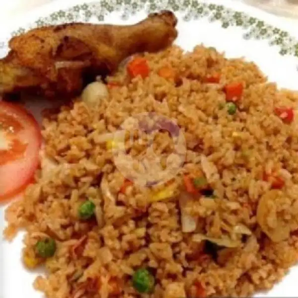 Nasi Goreng Jumbo + Ayam Goreng | Pecel Lele Gg Awug 02, Cikambuy