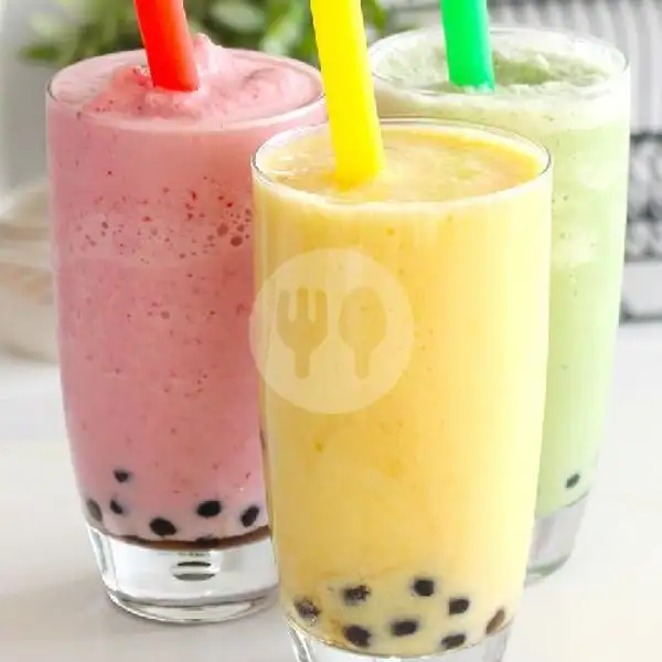 Milkshake Melon Bobba/Bubble | Sate taichan incess, Gading Serpong