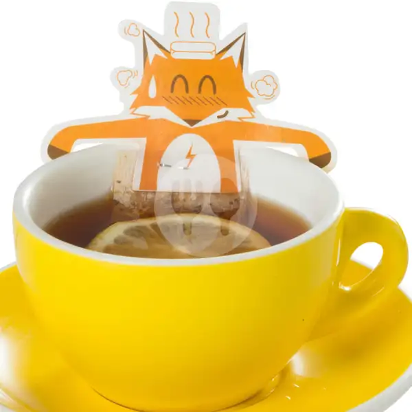 Hot Lemon Tea | Brownfox Waffle & Coffee, Denpasar