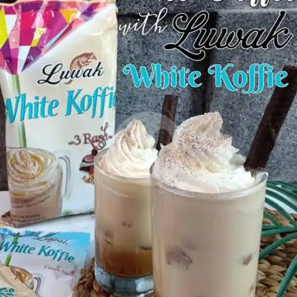 Ice White Coffee | LALAPAN BU IIN
