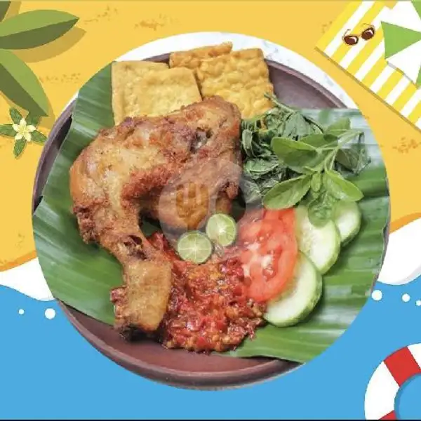 Paket Berdua | Teh Poci, Nasi Sarden, Ayam Goreng, Alesha Food and Drink, BOJONGSOANG