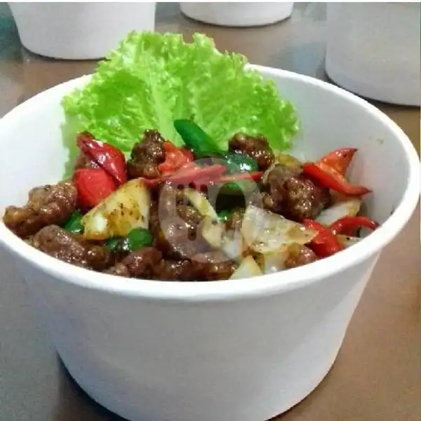 chicken Black paper Ricebowl | Chicken Steak & Fruitbar, Merah Delima Residence