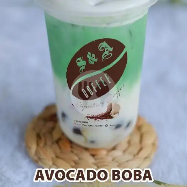 SA - Avocado Boba | S&A COFFEE Signature Coffee