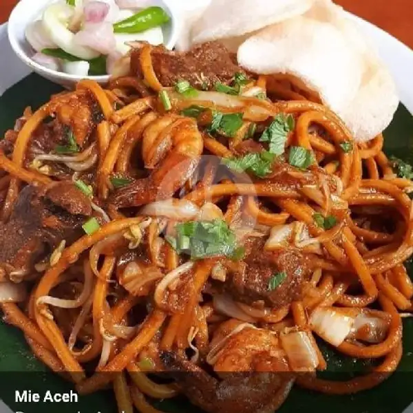 Mie Aceh Udang Basah Lengket Menggigit, | Mie Aceh Indah Cafe, Deli Tua