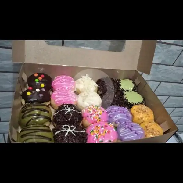 Donat Mini Isi 20 (Random 7) | Jelita's Donut & Cake, Kembangan