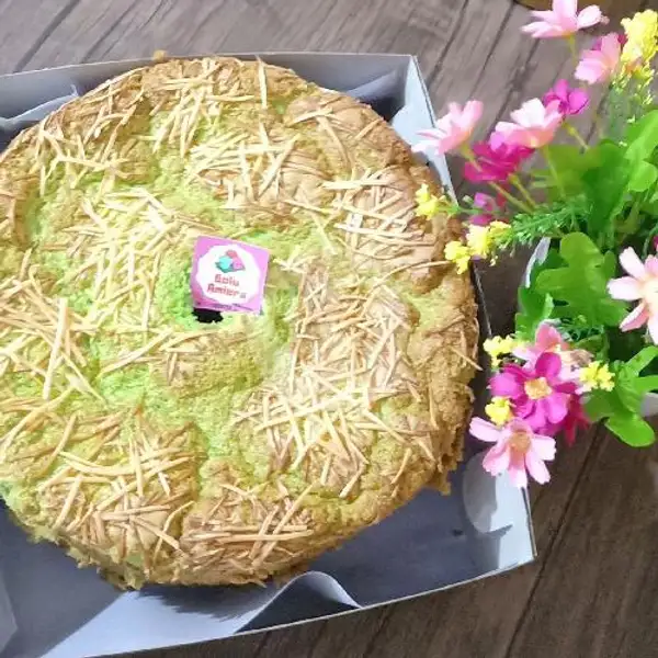 Pandan Cheese Chiffon Cake size 22 | Bolu Amiera, Sarikaso Raya