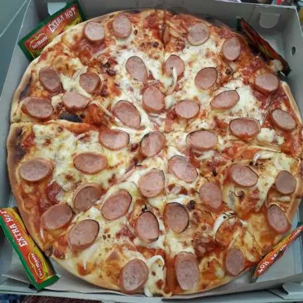 Pizza Sosis Medium | Pizza Laziz, Poncol