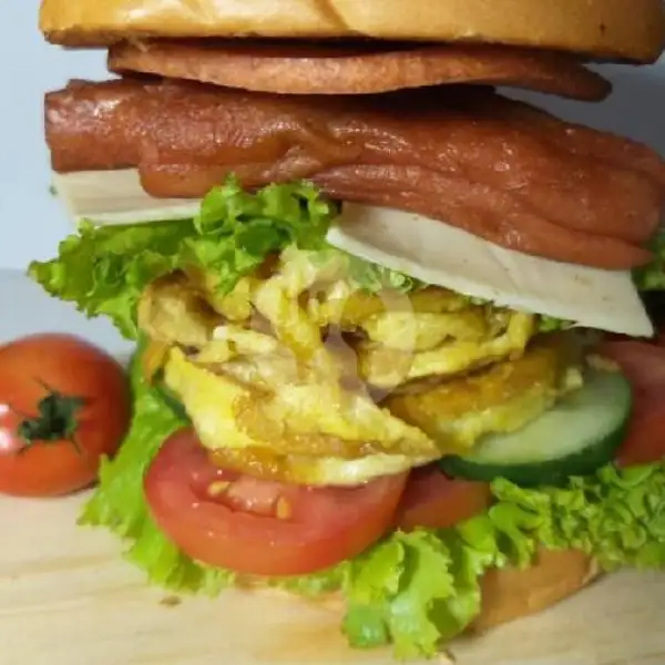 Burger Double Daging+Sosis | Burger Ozhan, Bilal