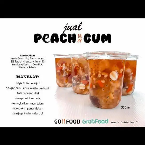 Peach Gum Dessert 350ml | Depot Pojok Tambak Bayan, Klampis