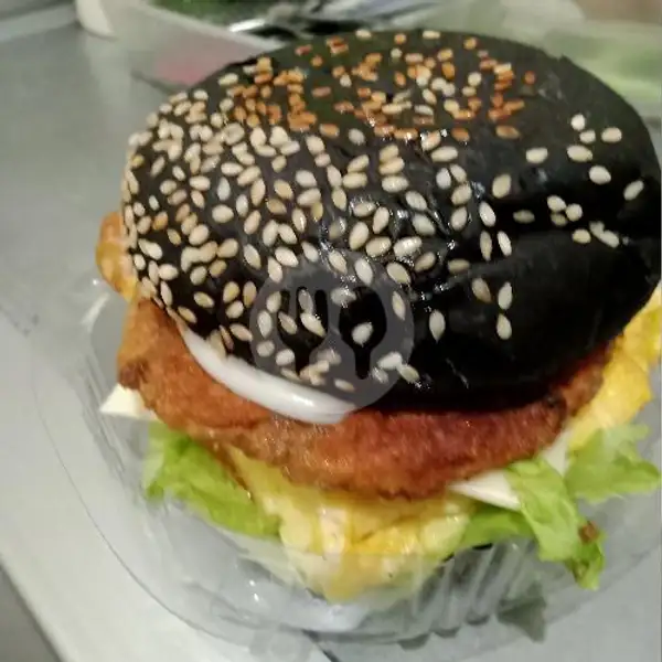 Black Burger Egg Pedas | Black Burger Dan Kebab Al Rayyan, Bulak